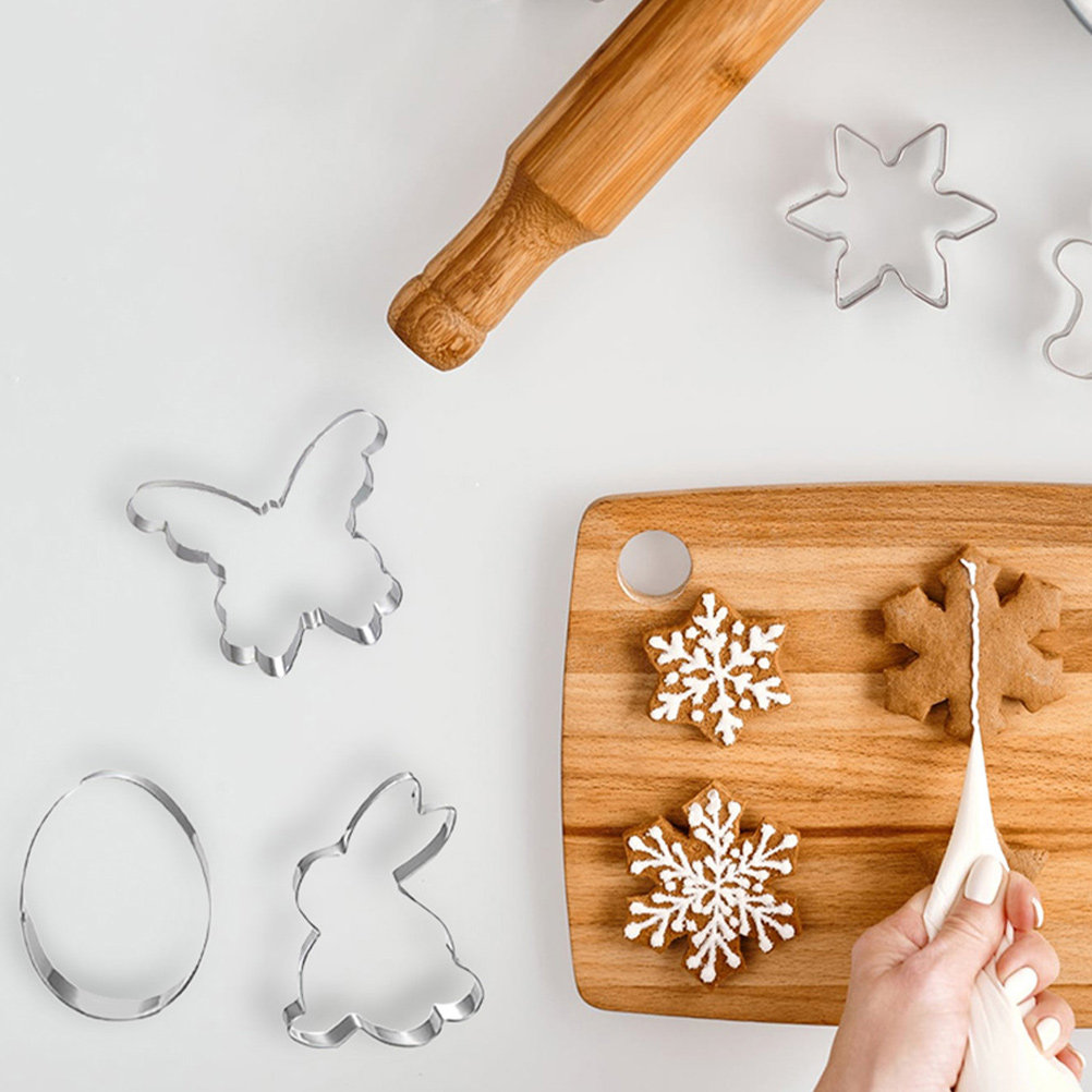 Kitchen Baking Cookies - 1Set Stainless Steel Easter Cookie Cutters