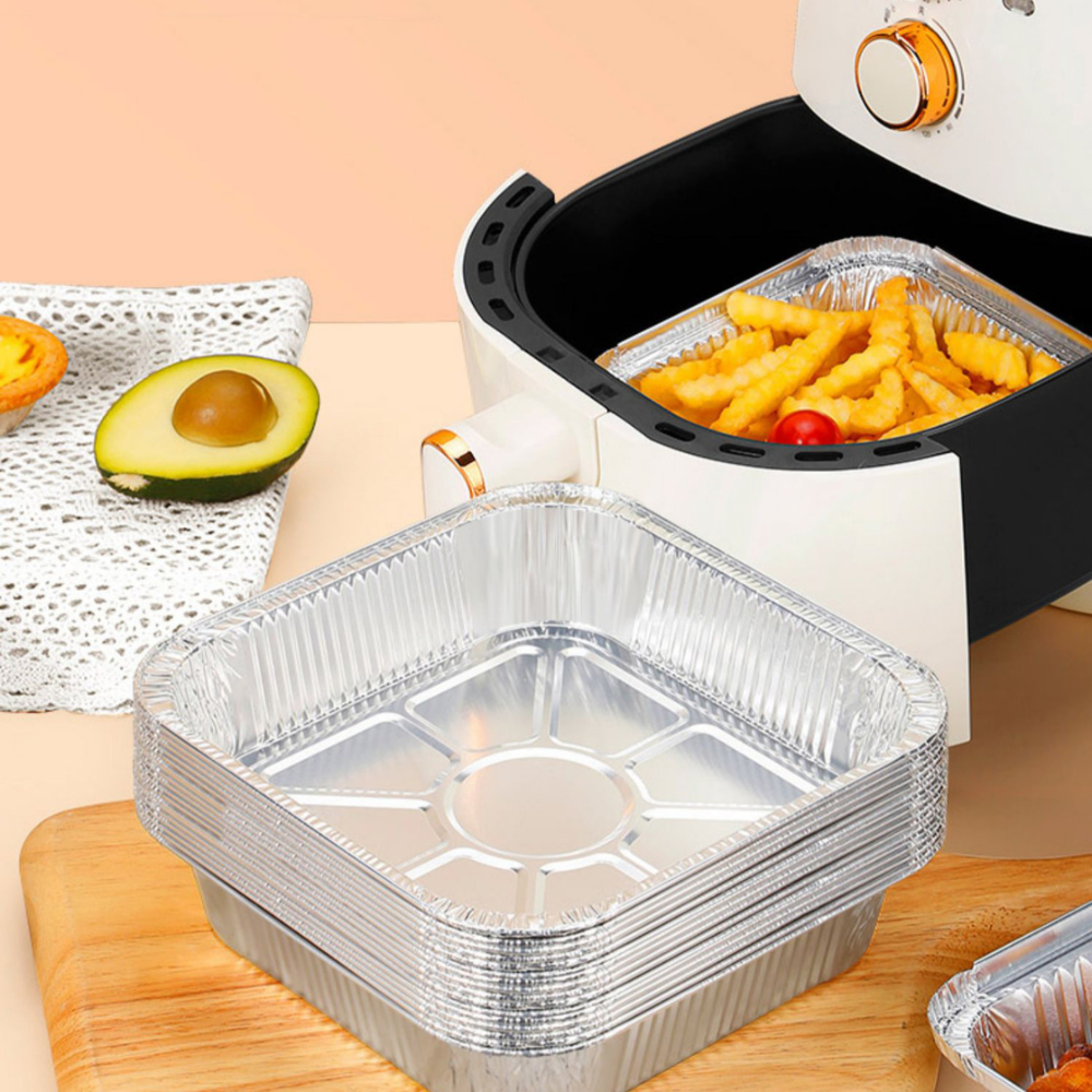 Kitchen Oven Baking Pans - 20CM Air Fryer Aluminum Foil Pan
