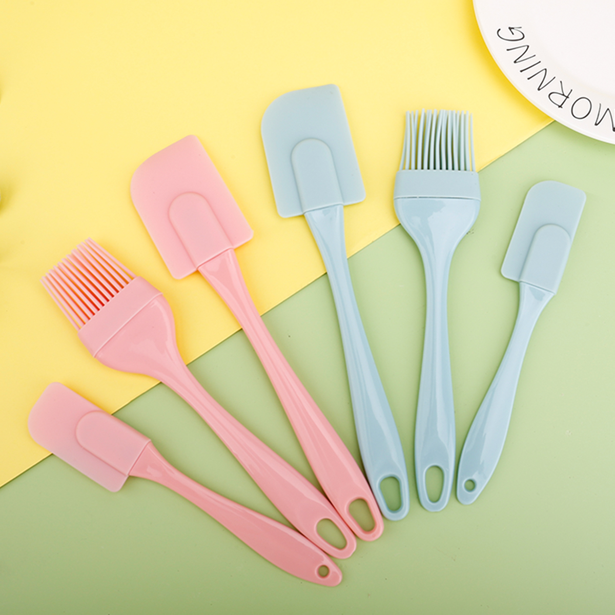 Kitchen Baking Brush - 3PCS-Silicone Cream Spatula; Bread Cake Butter