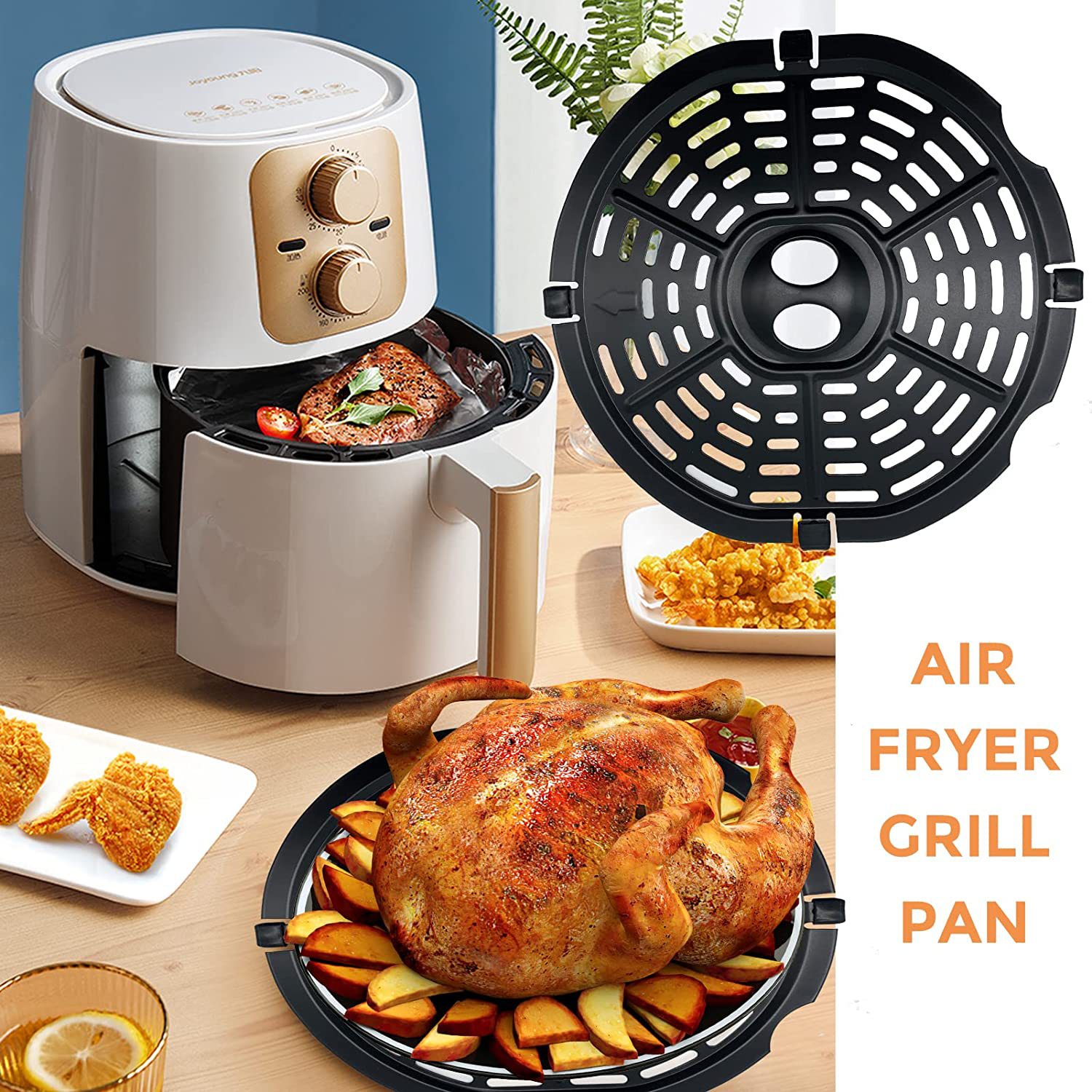 Airfryer Basket Replacement Gr - Kitchen Oven Baking Pans 评论和价格