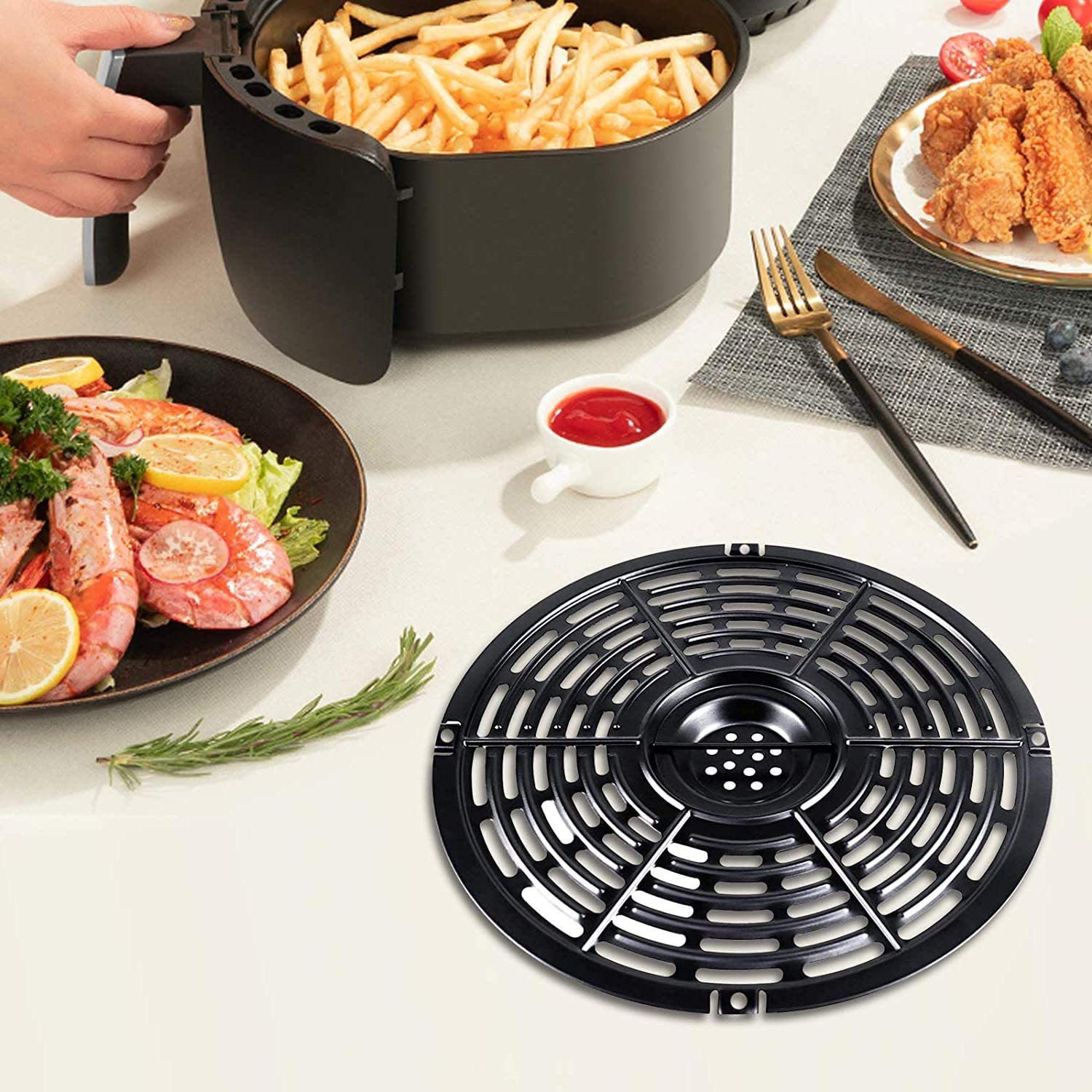 Airfryer Basket Replacement Gr - Kitchen Oven Baking Pans 评论和价格