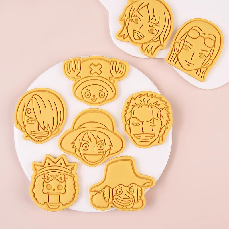 One Piece Cookie Cutter Set Cu - Kitchen Baking Gifts 评论和价格