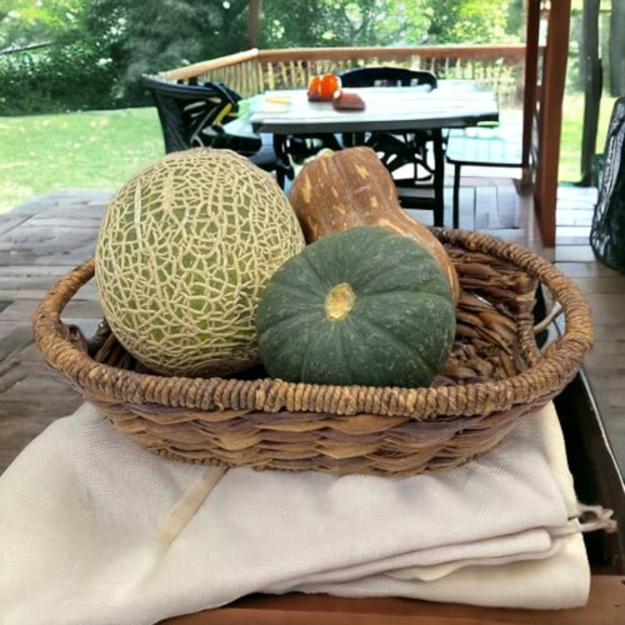Handwoven Oval Wicker Baskets  - Kitchen Baking Decor 评论和价格