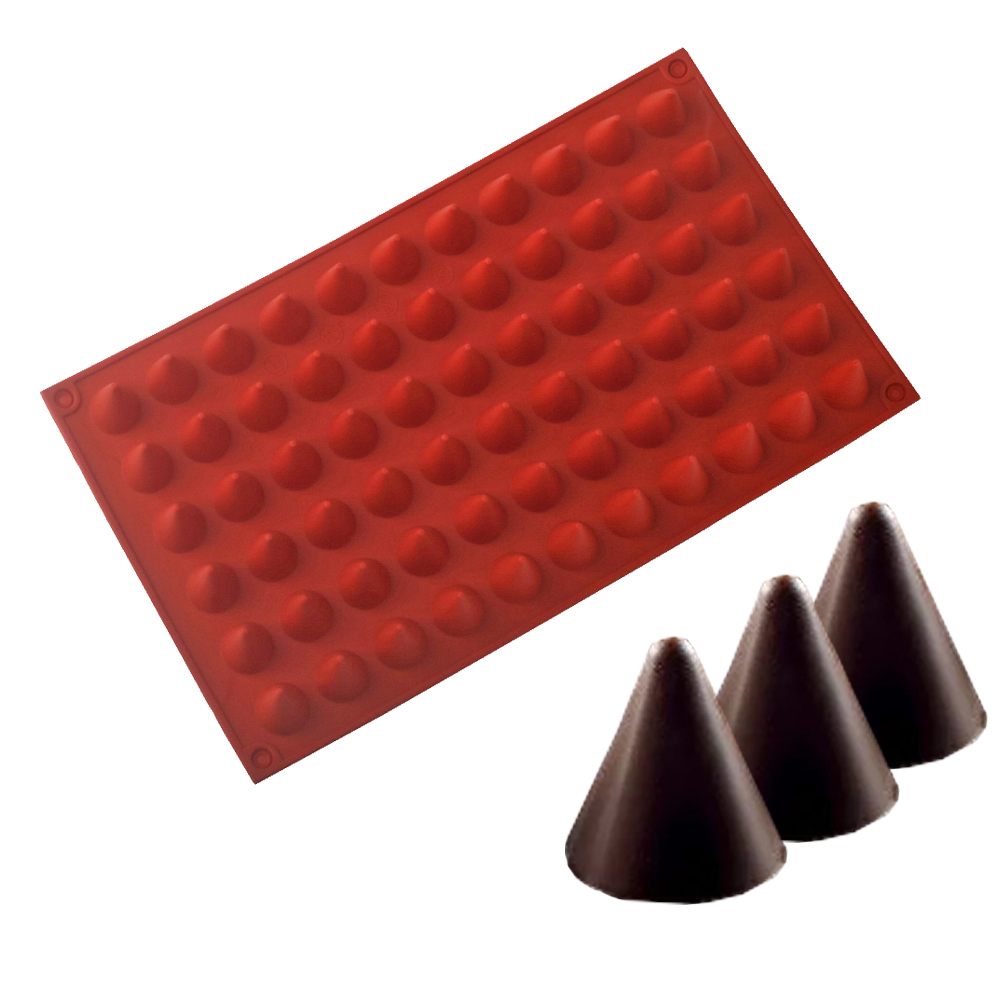 66-Cells Cone Chocolate Baking - Kitchen Baking Decor 评论和价格