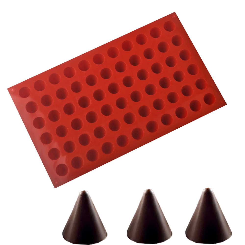 66-Cells Cone Chocolate Baking - Kitchen Baking Decor 评论和价格