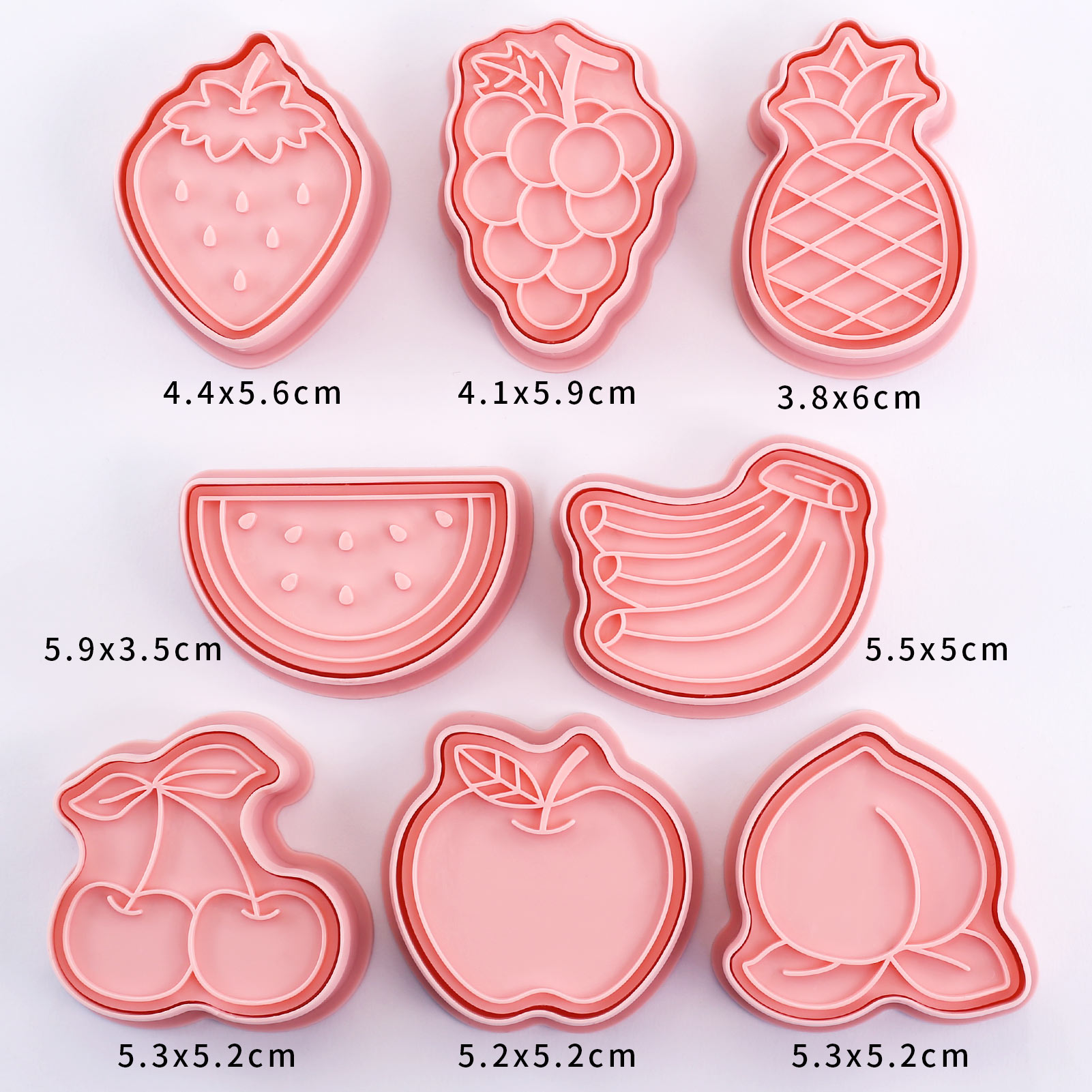 8 Piece Cute Fruits Cookie Cut - Kitchen Baking Cookies 评论和价格