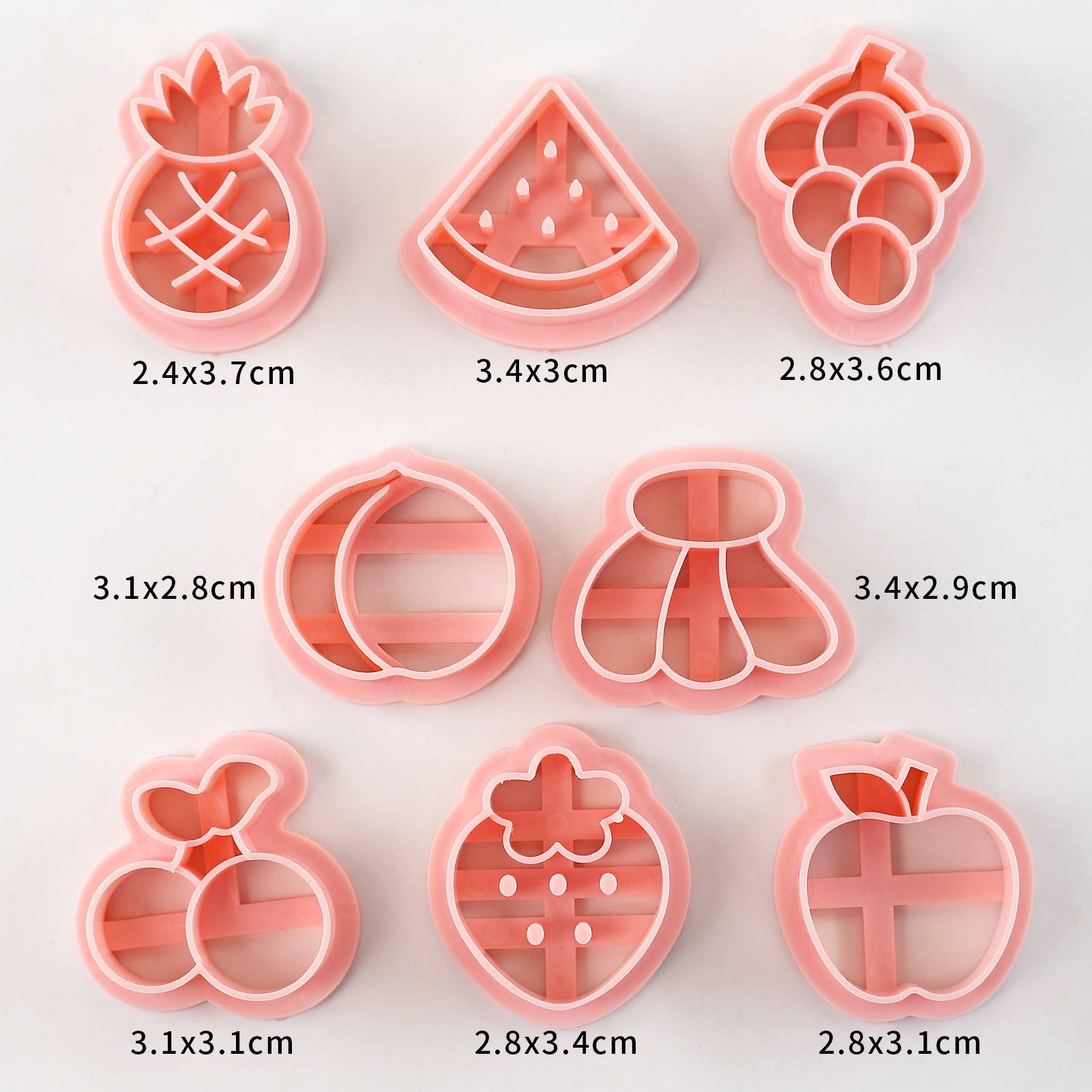 8 Piece Cute Fruits Cookie Cut - Kitchen Baking Cookies 评论和价格