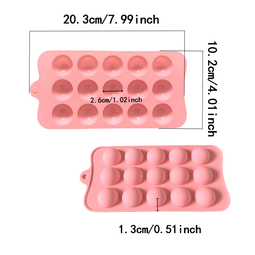 15 cavity semi-circular chocol - Kitchen Baking Cookies 评论和价格