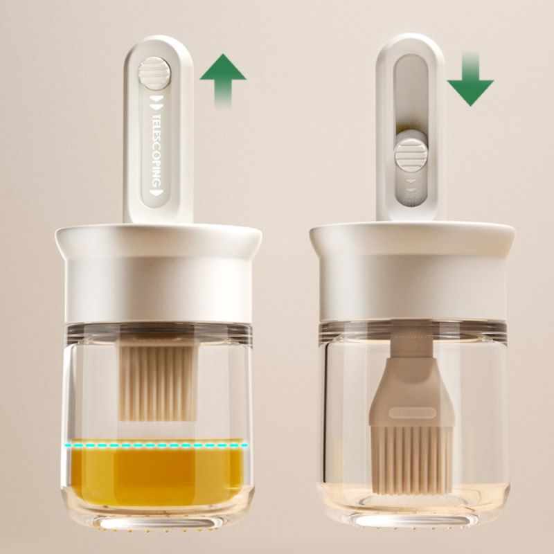 Glass Oil Bottle Food-grade He - Kitchen Baking Brush 评论和价格