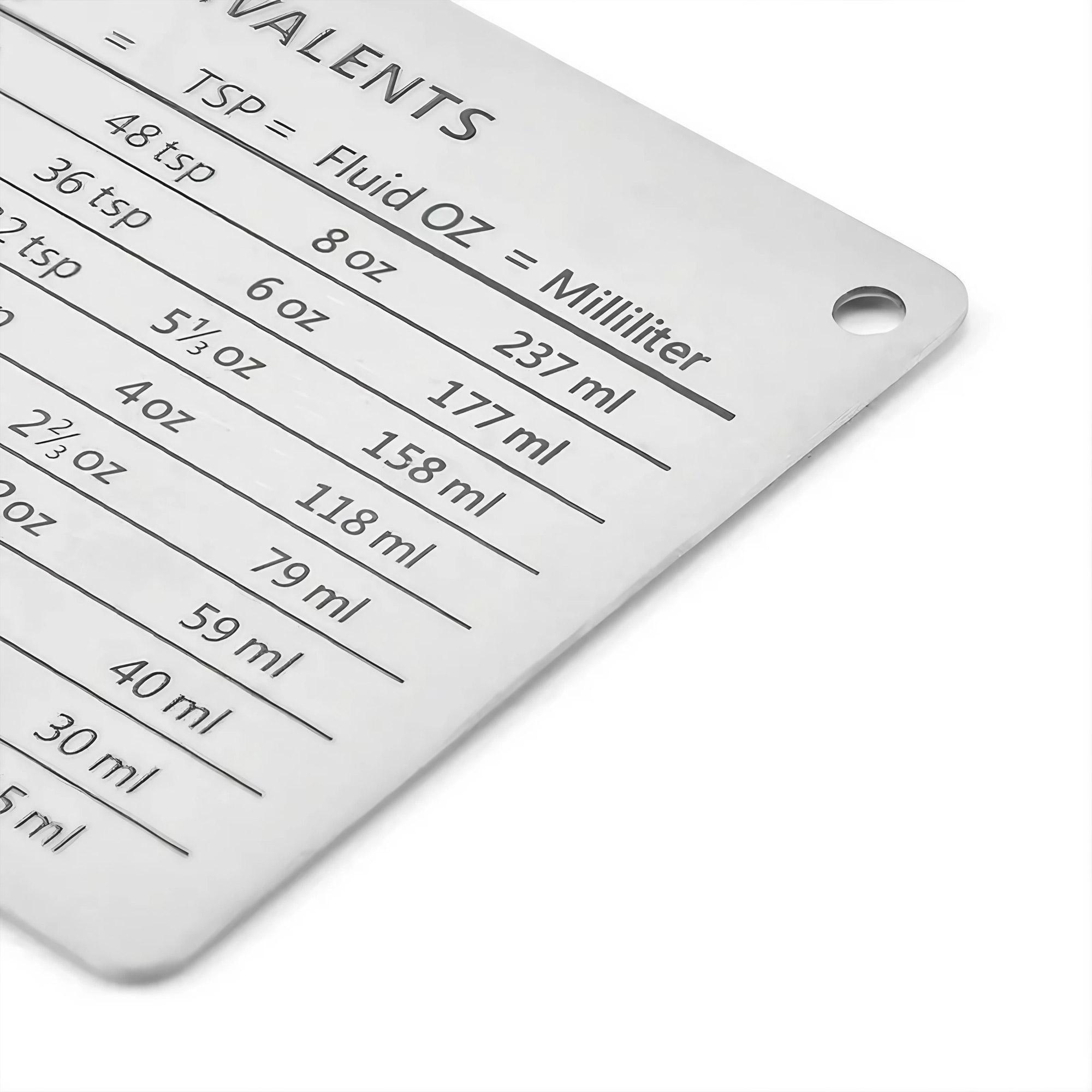Stainless Steel Kitchen Scale  - Kitchen Baking Conversion Chart 评论和价格