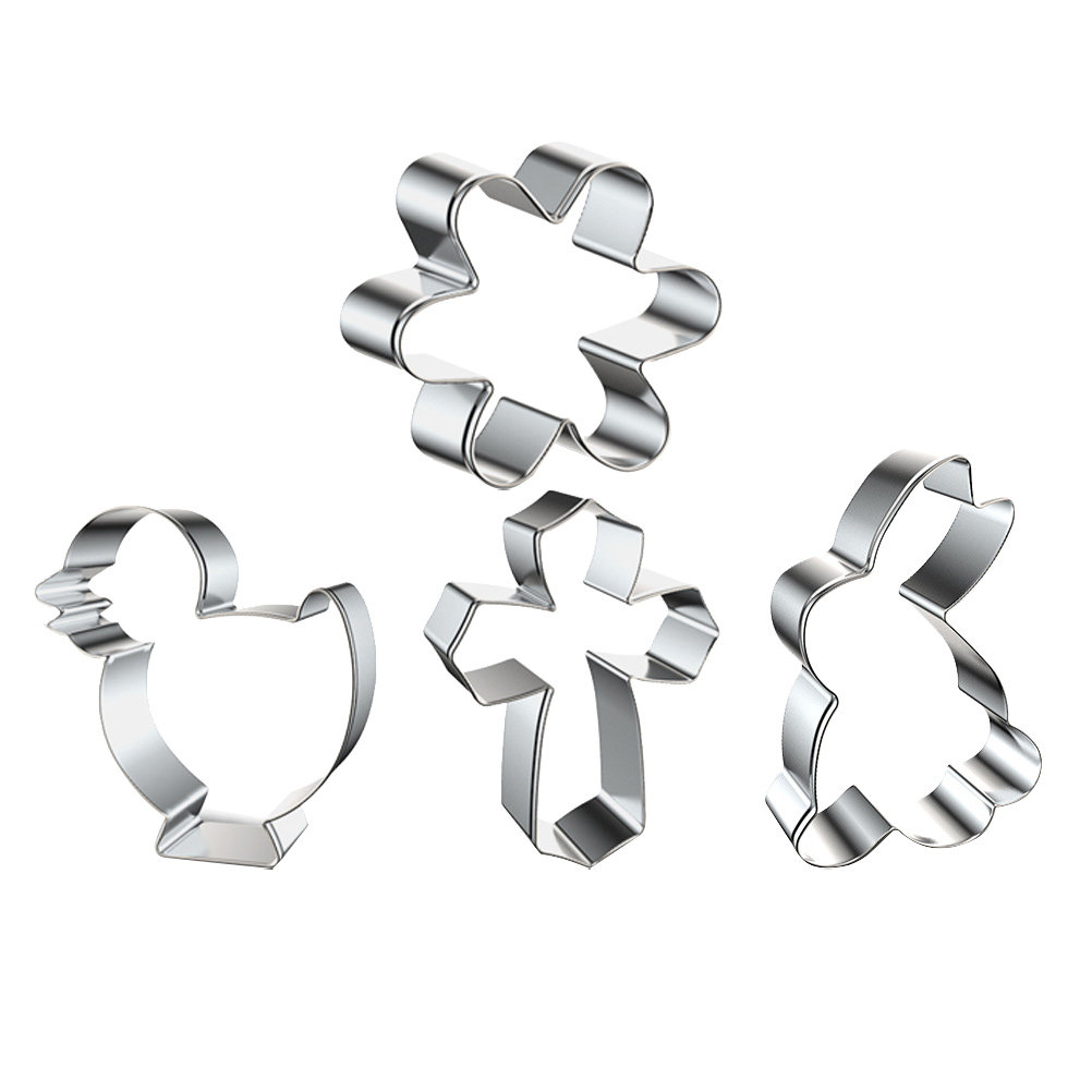1Set Stainless Steel Easter Co - Kitchen Baking Cookies 评论和价格