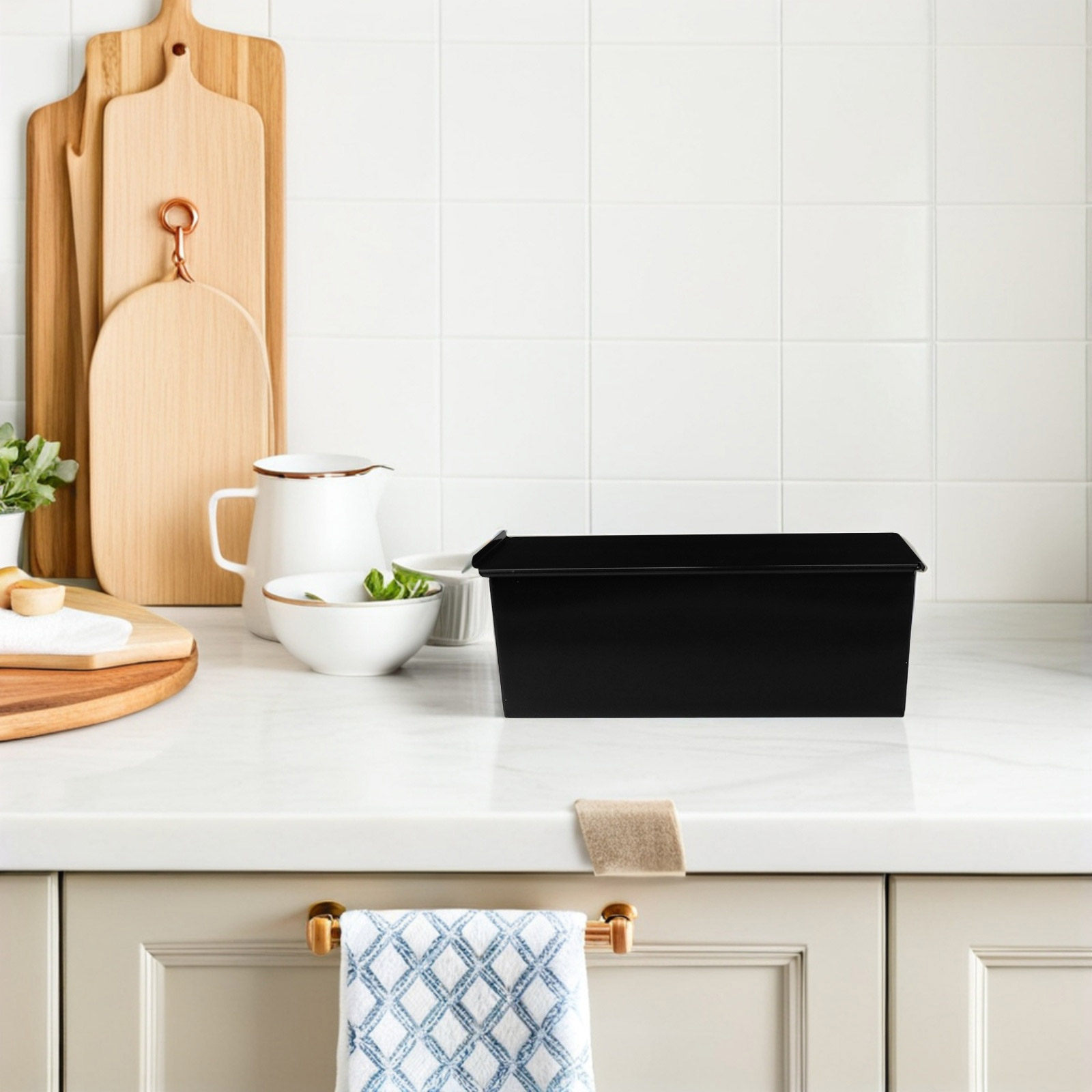 1Pcs Black Loaf Pan Non Stick  - Kitchen Oven Baking Pans 评论和价格
