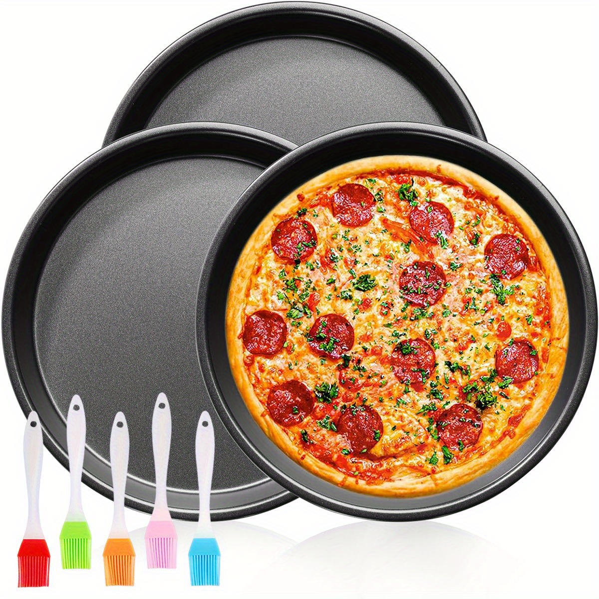6/8/9/10inch Non-Stick Pizza T - Kitchen Baking Brush 评论和价格