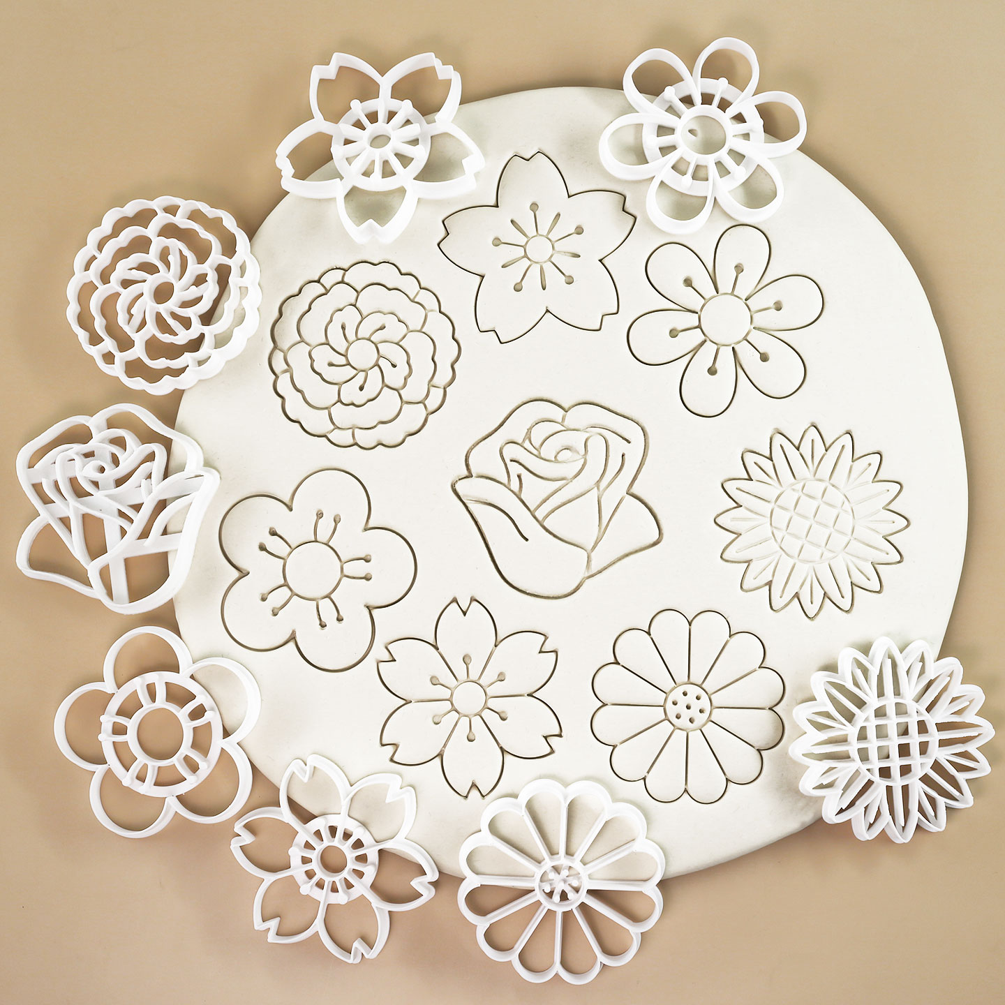1 Pc Cherry Blossom Sunflower  - Kitchen Baking Cookies 评论和价格