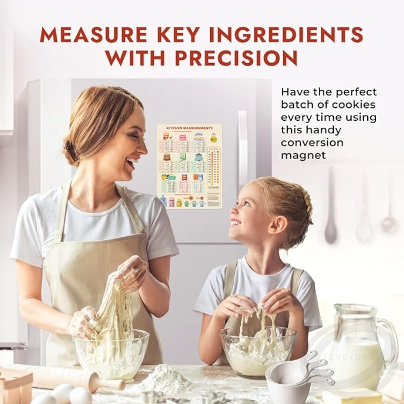 Kitchen Conversion Chart Magne - Kitchen Baking Conversion Chart 评论和价格