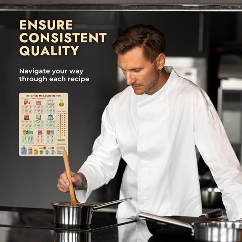 Kitchen Conversion Chart Magne - Kitchen Baking Conversion Chart 评论和价格
