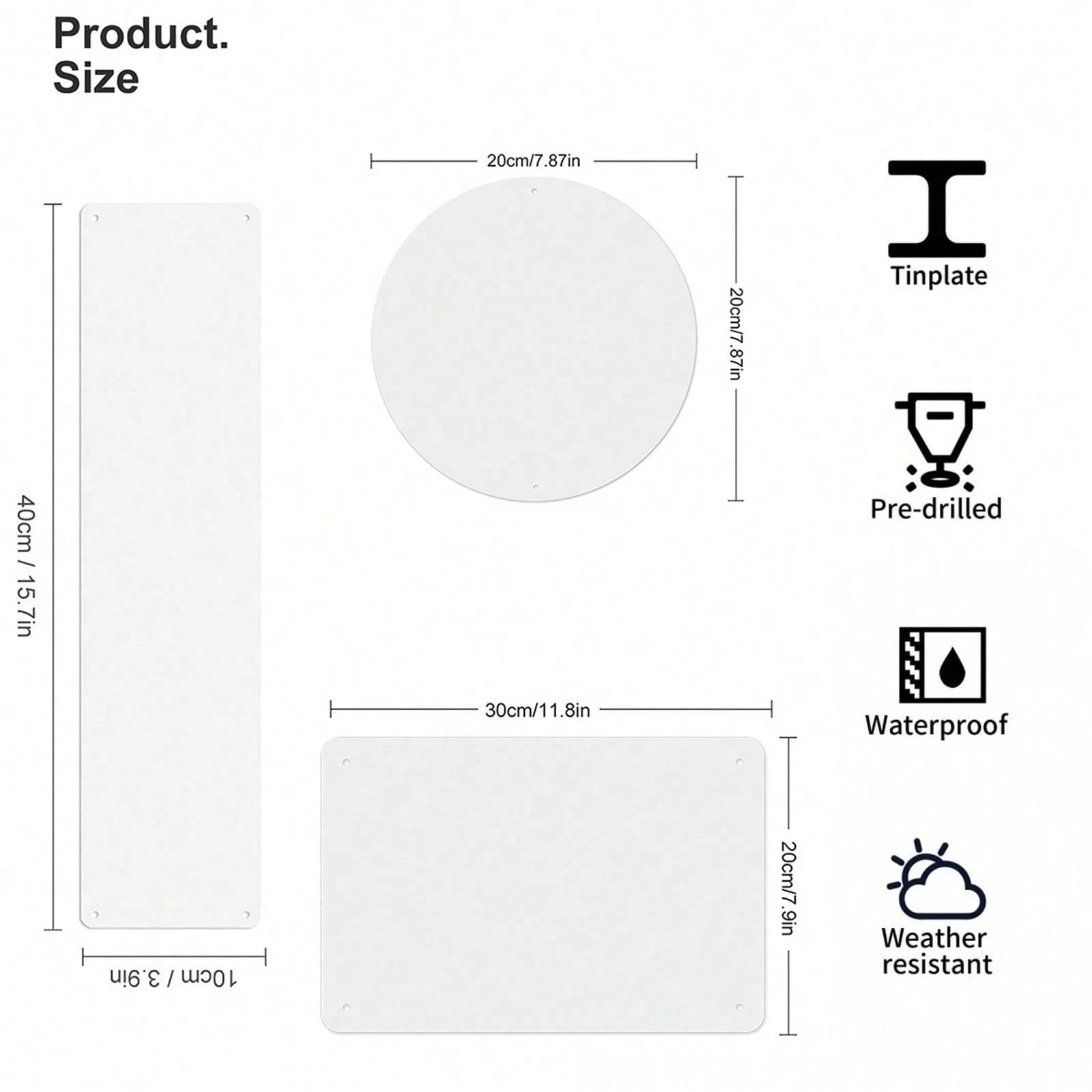 2D Flat 1pc Vintage Kitchen Me - Kitchen Baking Conversion Chart 评论和价格
