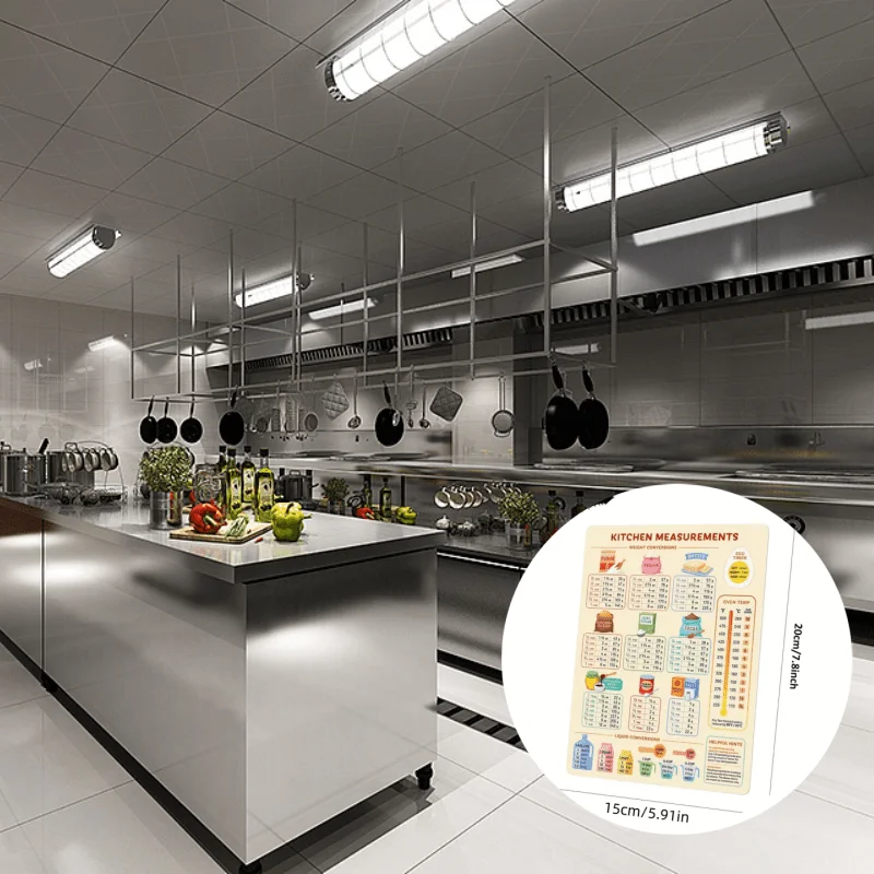1PC Kitchen Conversion Chart,  - Kitchen Baking Conversion Chart 评论和价格
