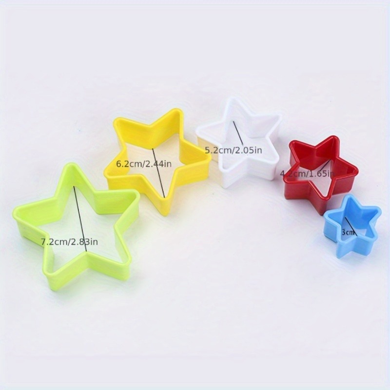 1/2/3PCS Star Shaped Cookie Cu - Kitchen Baking Cookies 评论和价格