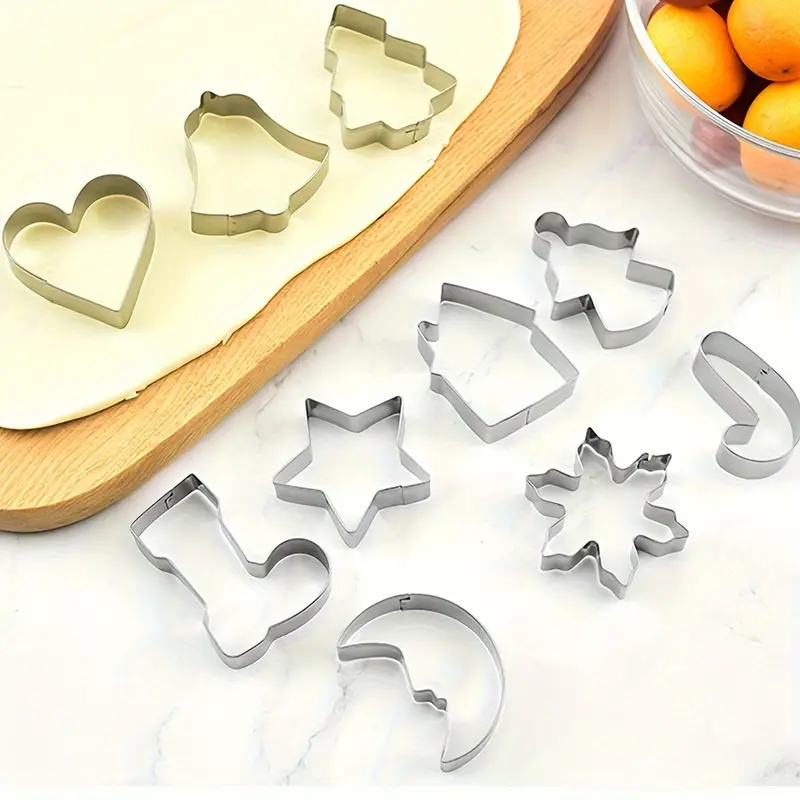 10PC Christmas Cookie Cutter S - Kitchen Baking Cookies 评论和价格