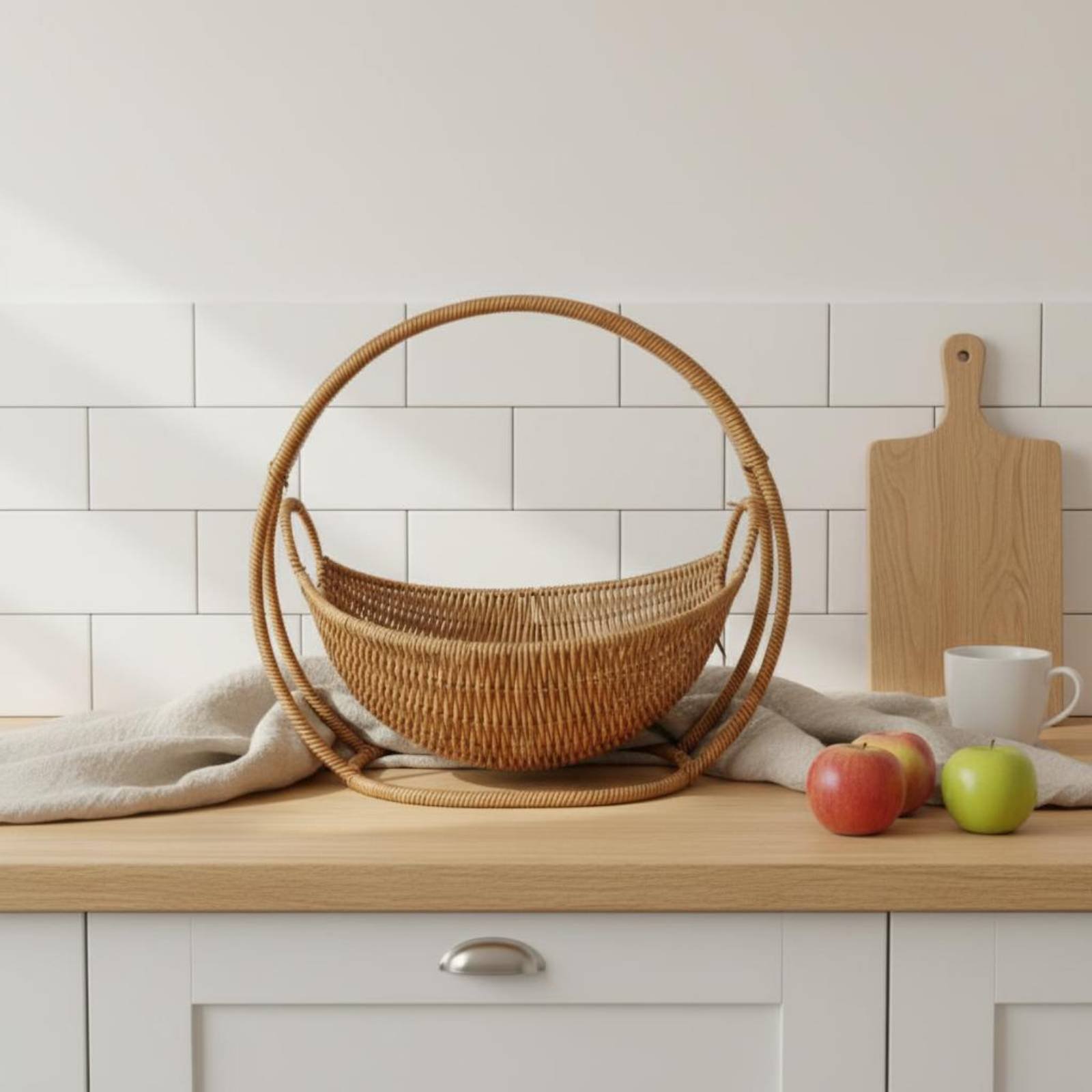 Cradle Design Bread Basket Han - Kitchen Baking Decor 评论和价格