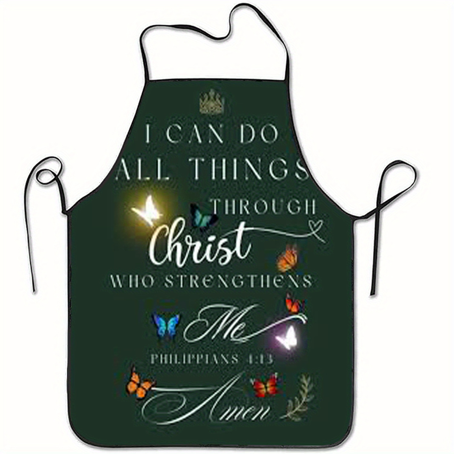 1pc Christian Apron with Phili - Kitchen Baking Quotes 评论和价格