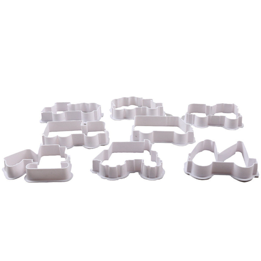 8Pcs Car Transport Design Plas - Kitchen Baking Decor 评论和价格