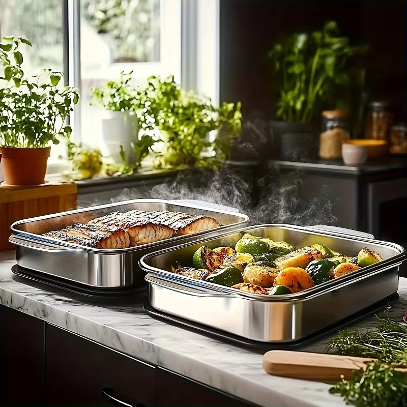 Stainless Steel Deep Baking Pa - Kitchen Oven Baking Pans 评论和价格