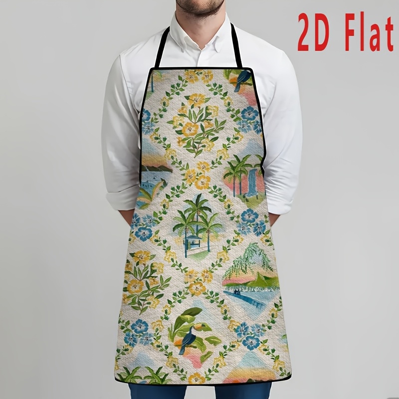 1 Tropical Island Landscape Pa - Kitchen Baking Island 评论和价格