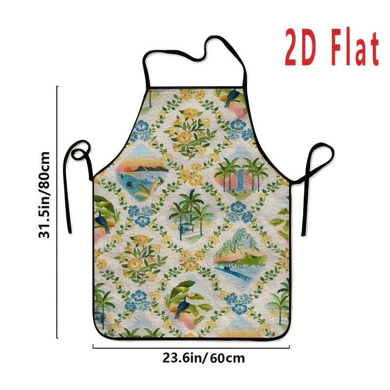 1 Tropical Island Landscape Pa - Kitchen Baking Island 评论和价格