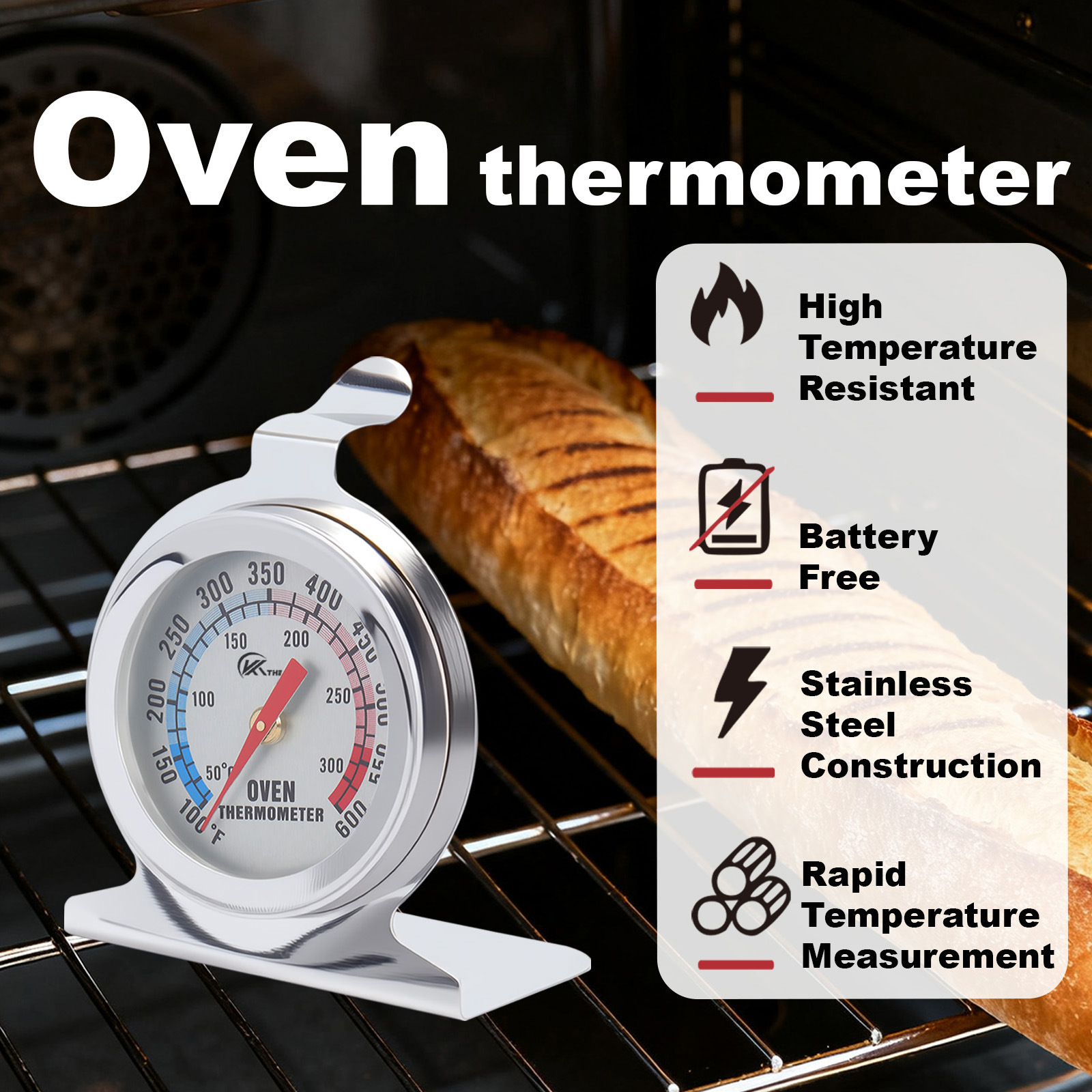 Kitchen Oven Thermometer Food  - Kitchen Up 评论和价格