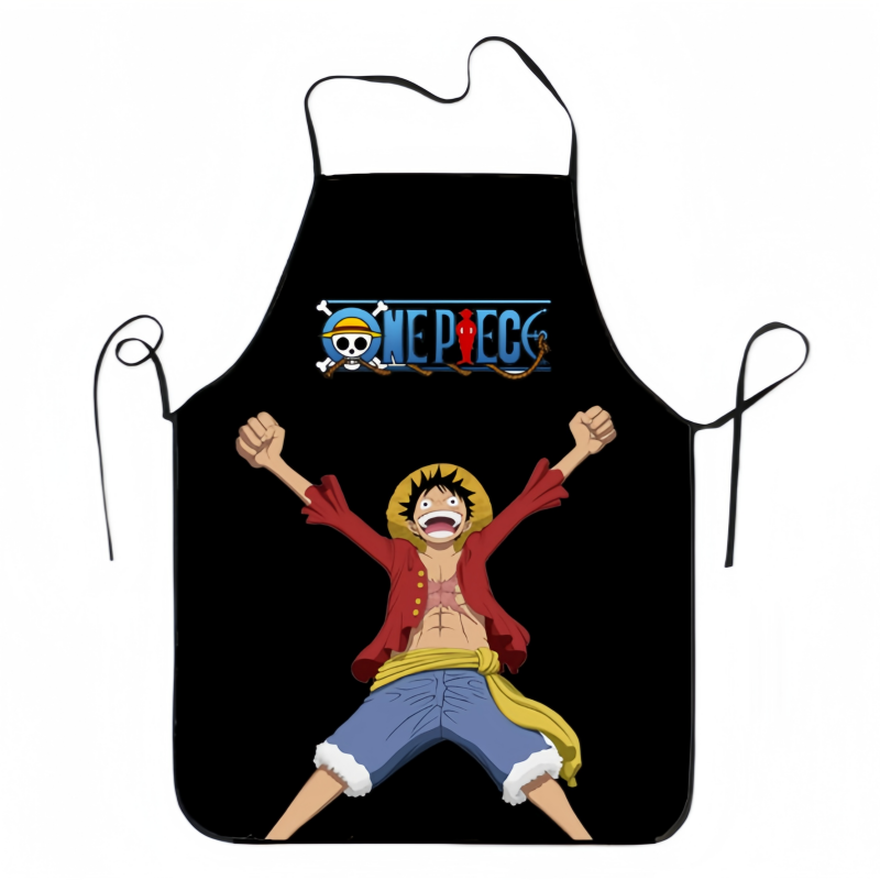 One Piece Luffy Anime Apron Ki - Kitchen Baking Gifts 评论和价格