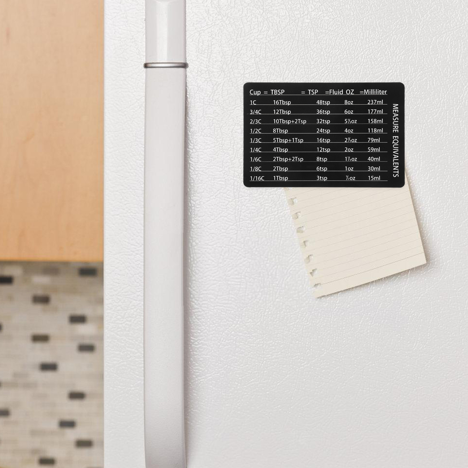 Reusable Magnetic Conversion C - Kitchen Baking Conversion Chart 评论和价格