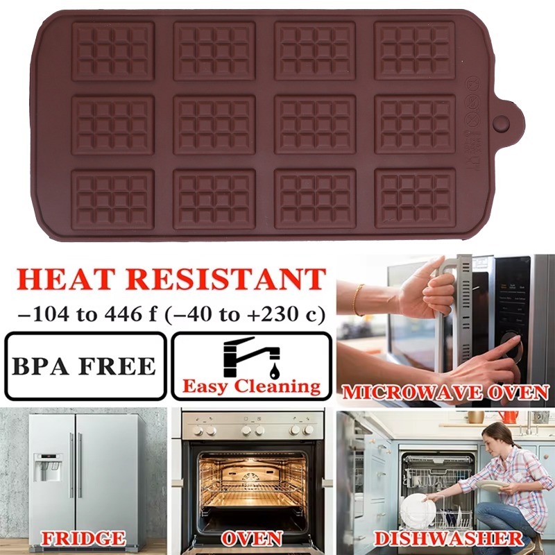 Silicone Chocolate Mold 12 Eve - Kitchen Baking Decor 评论和价格