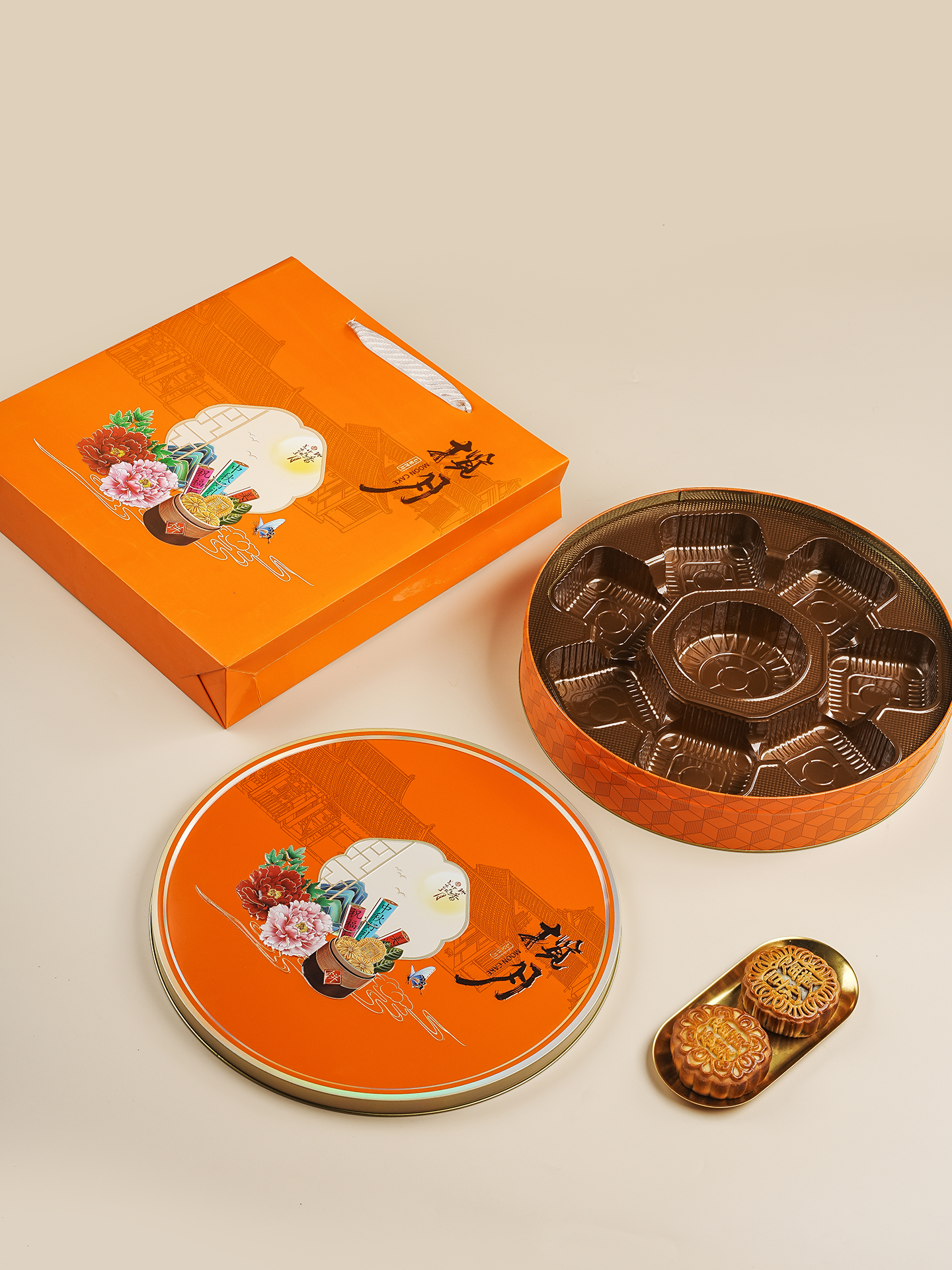 Mooncake Gift Box round Shape  - Kitchen Baking Gifts 评论和价格