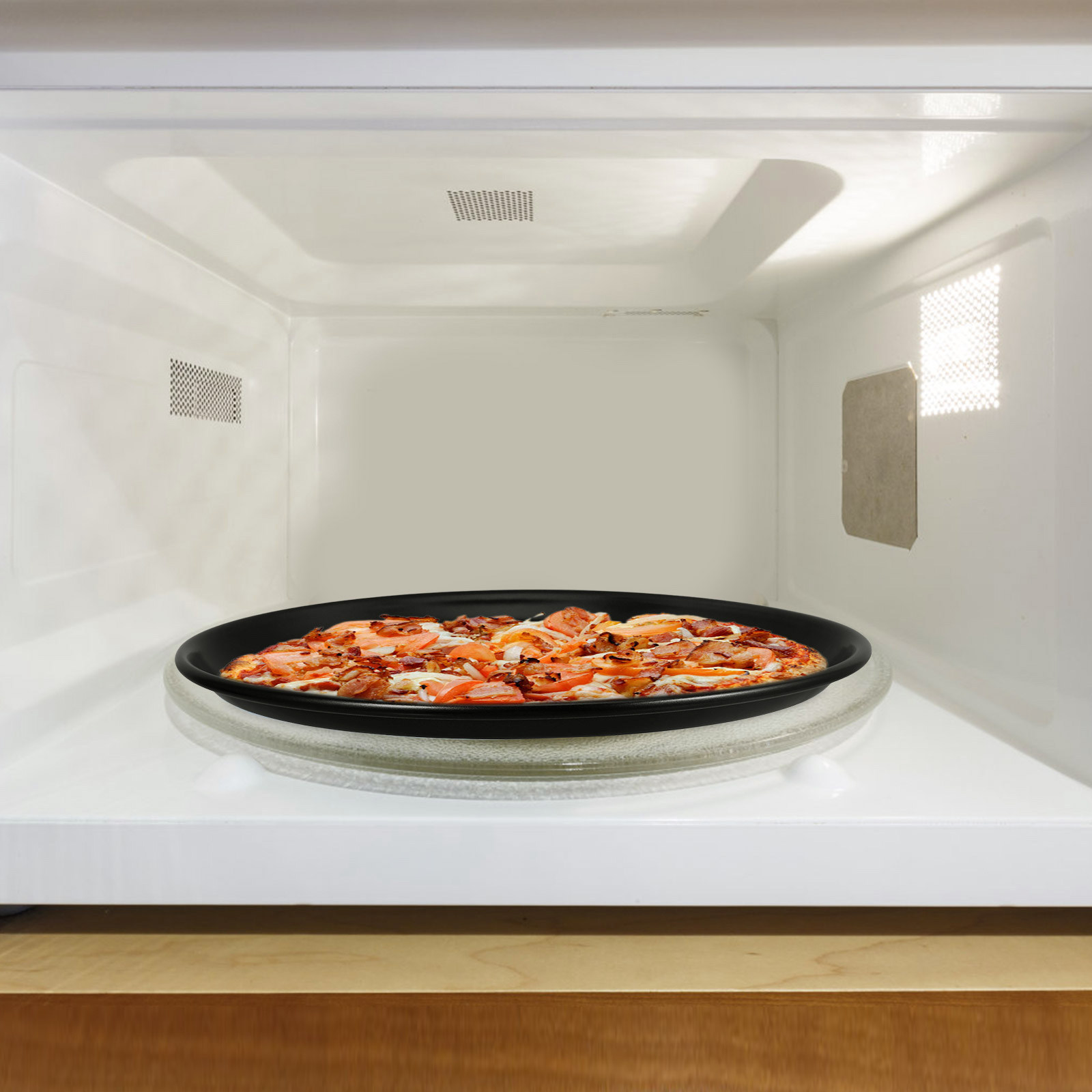 Non-Stick Oven Pizza Pan Round - Kitchen Oven Baking Pans 评论和价格