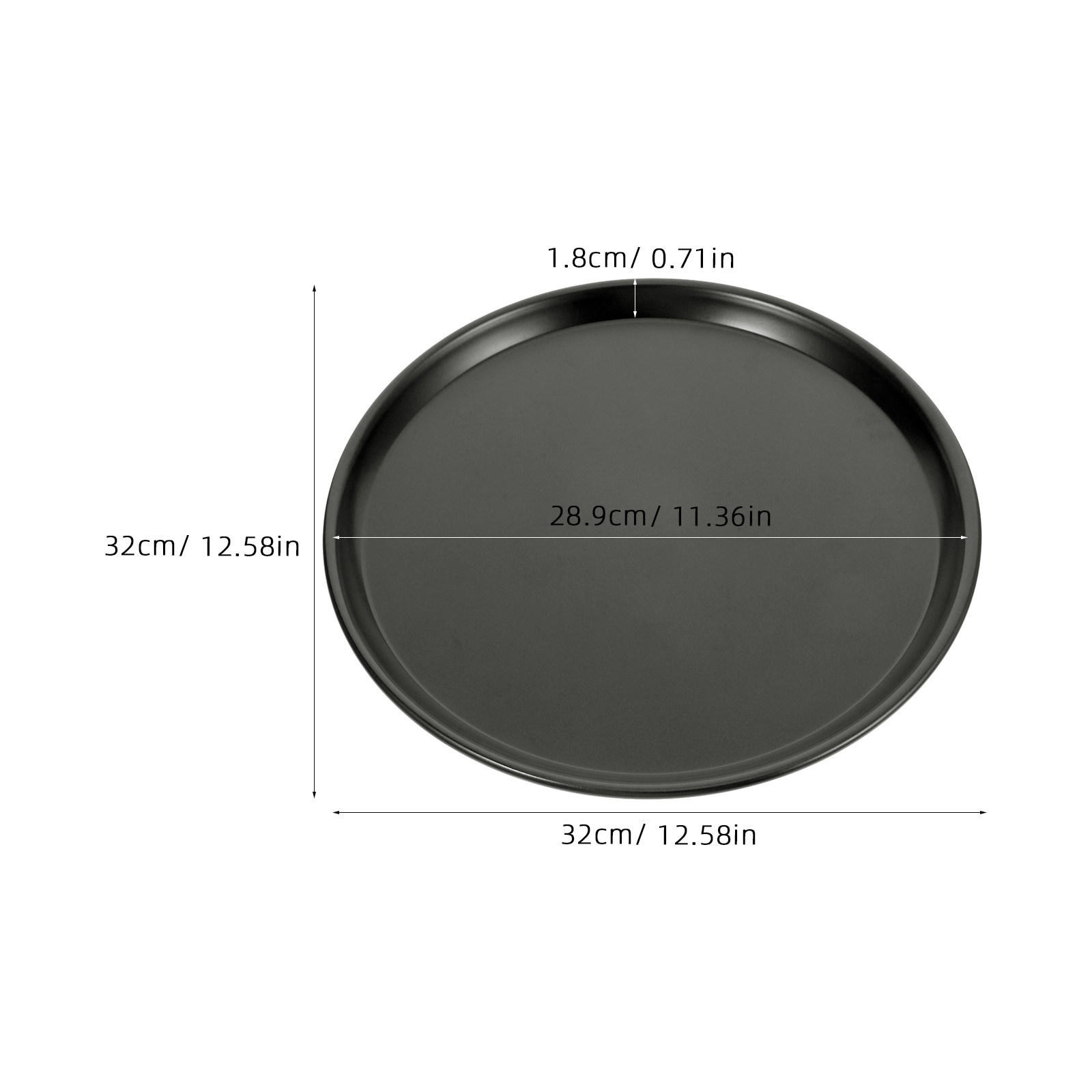 Non-Stick Oven Pizza Pan Round - Kitchen Oven Baking Pans 评论和价格
