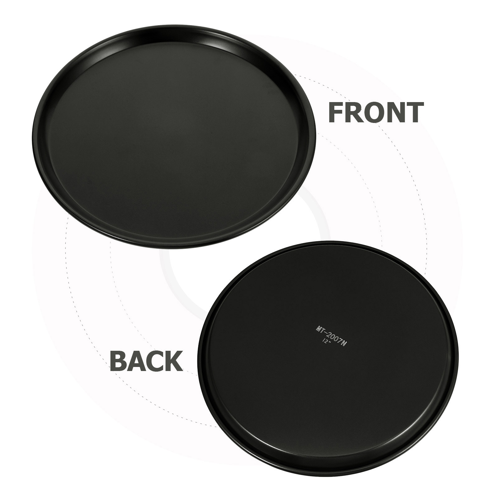 Non-Stick Oven Pizza Pan Round - Kitchen Oven Baking Pans 评论和价格