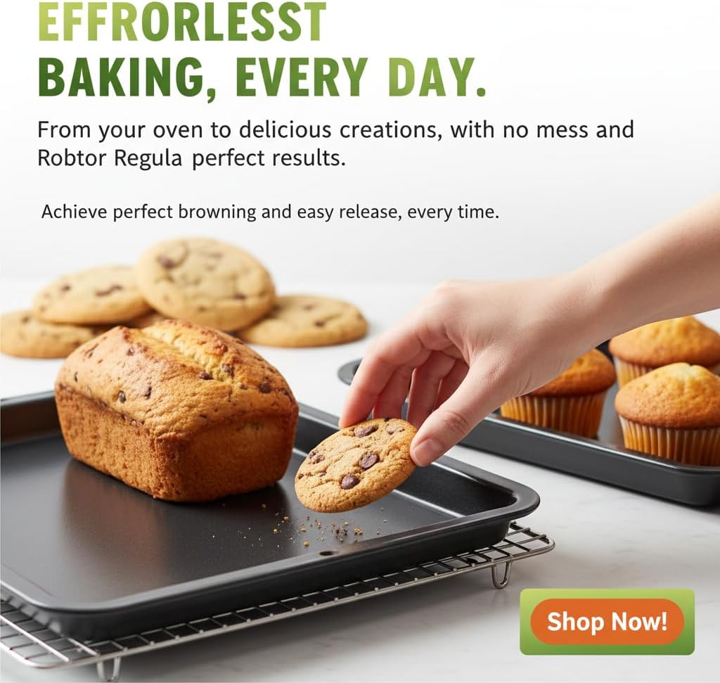 10-Piece Nonstick Kitchen Oven - Kitchen Oven Baking Pans 评论和价格