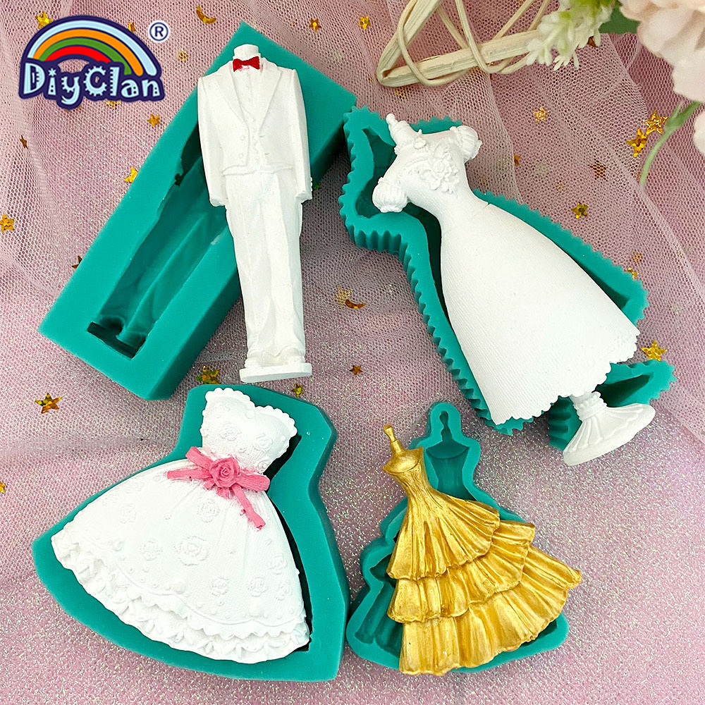 Marry Decoration Silicone Mold - Kitchen Baking Decor 评论和价格