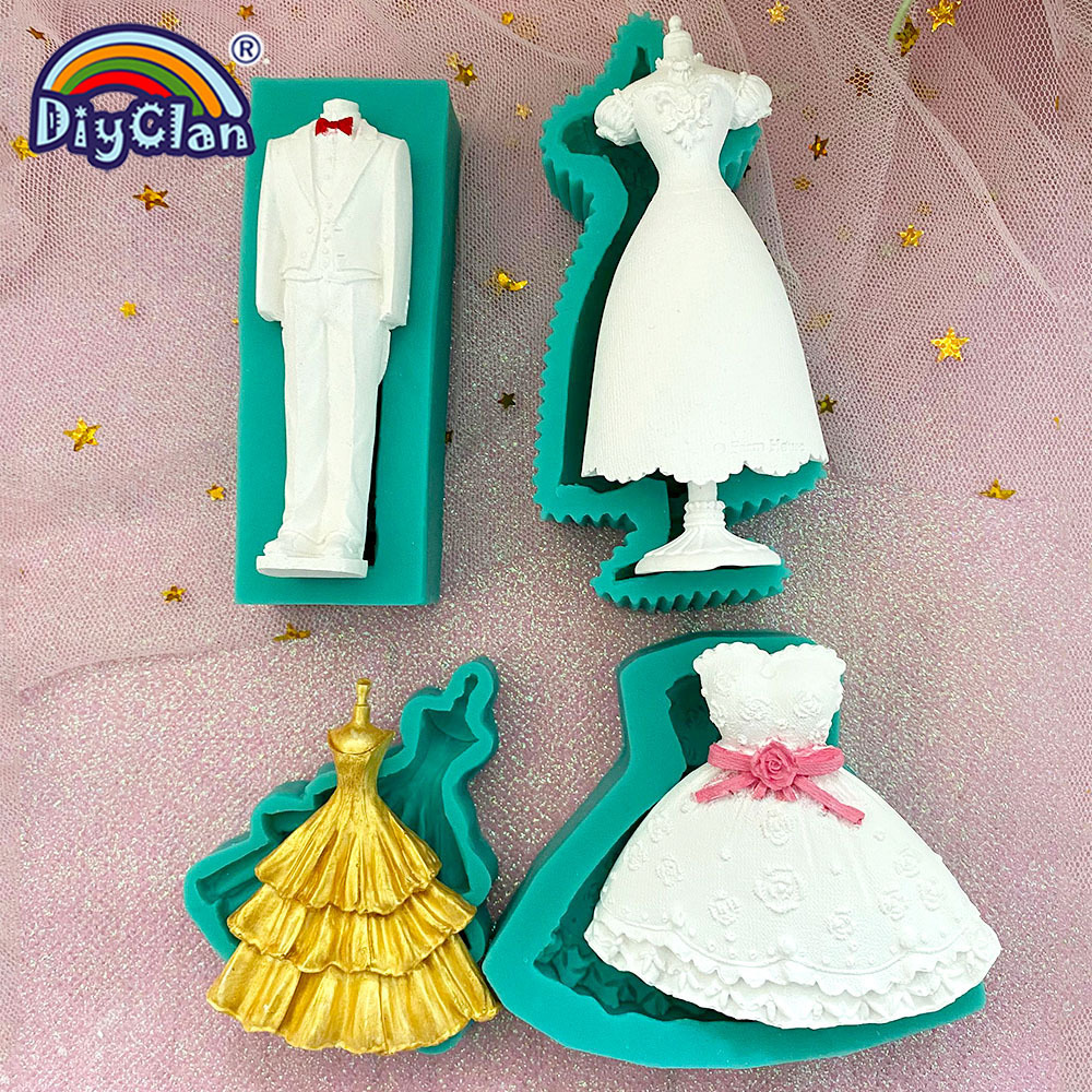 Marry Decoration Silicone Mold - Kitchen Baking Decor 评论和价格