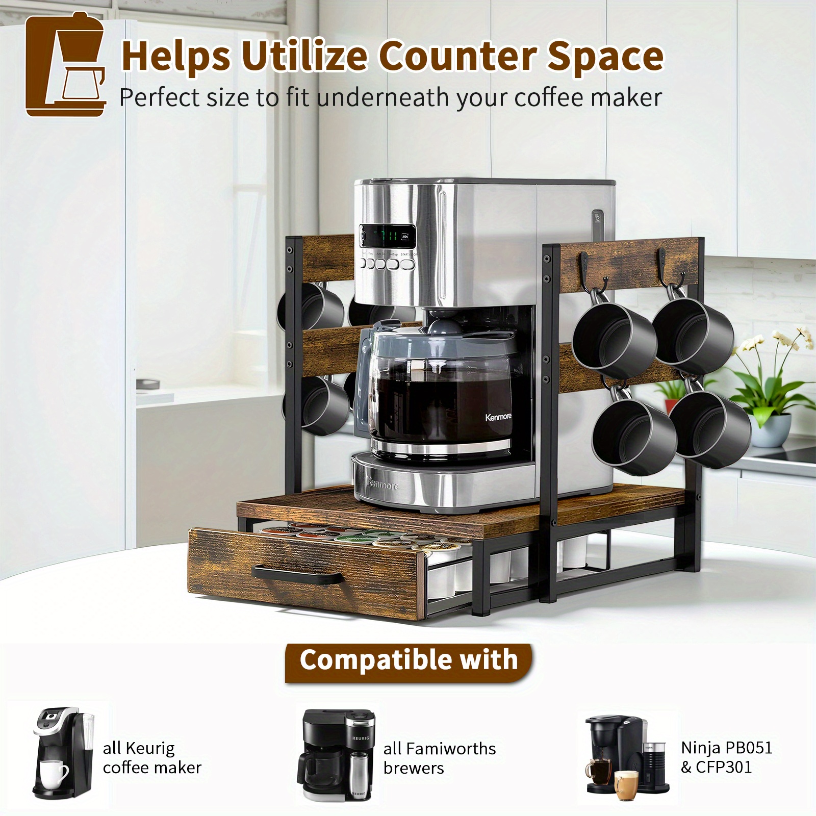 K-Cup Holder Drawer – Compact  - Kitchen Up 评论和价格