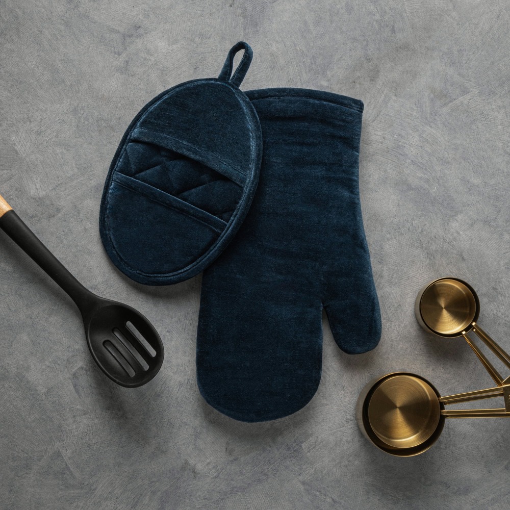 Velvet Blue 2-Piece Kitchen Ov - Kitchen Up 评论和价格