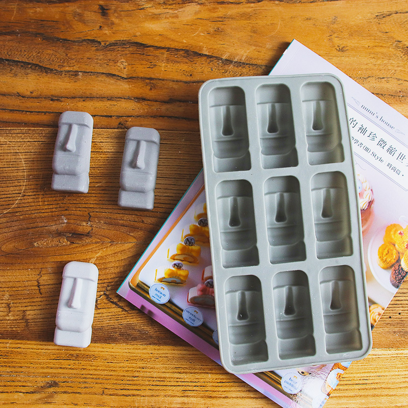 Easter Island Stone Statue Ice - Kitchen Baking Island 评论和价格