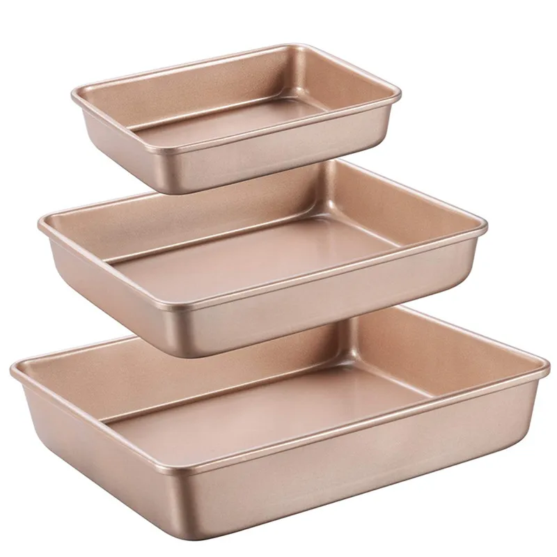 Thicken Carbon Steel Golden Ba - Kitchen Oven Baking Pans 评论和价格