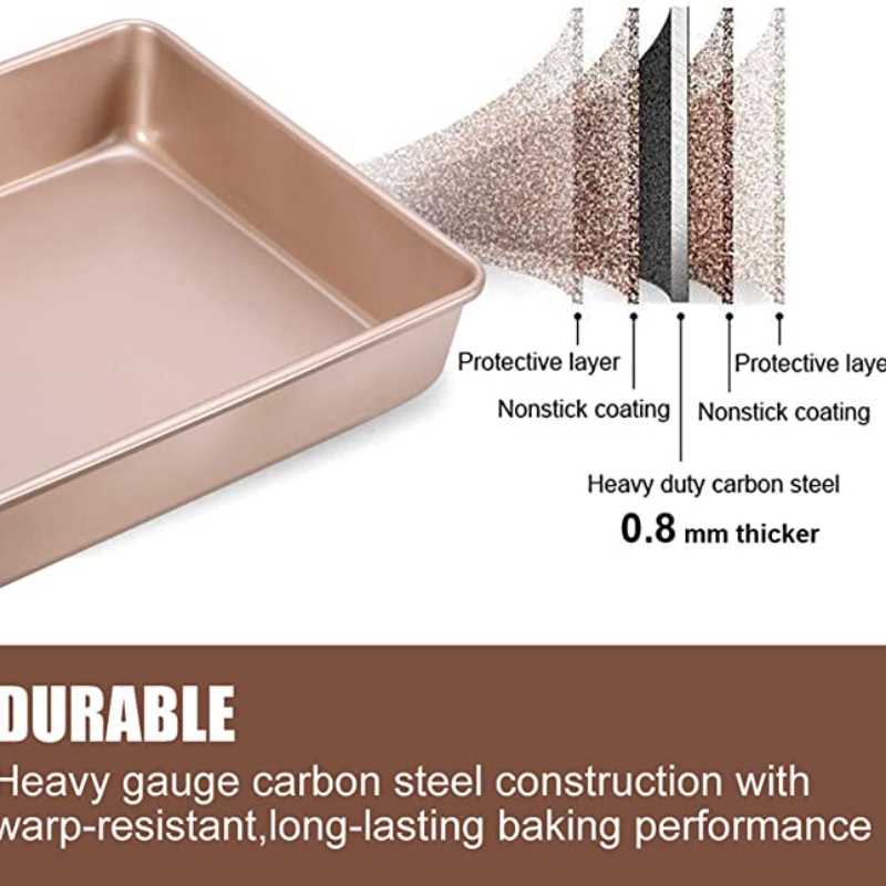 Thicken Carbon Steel Golden Ba - Kitchen Oven Baking Pans 评论和价格