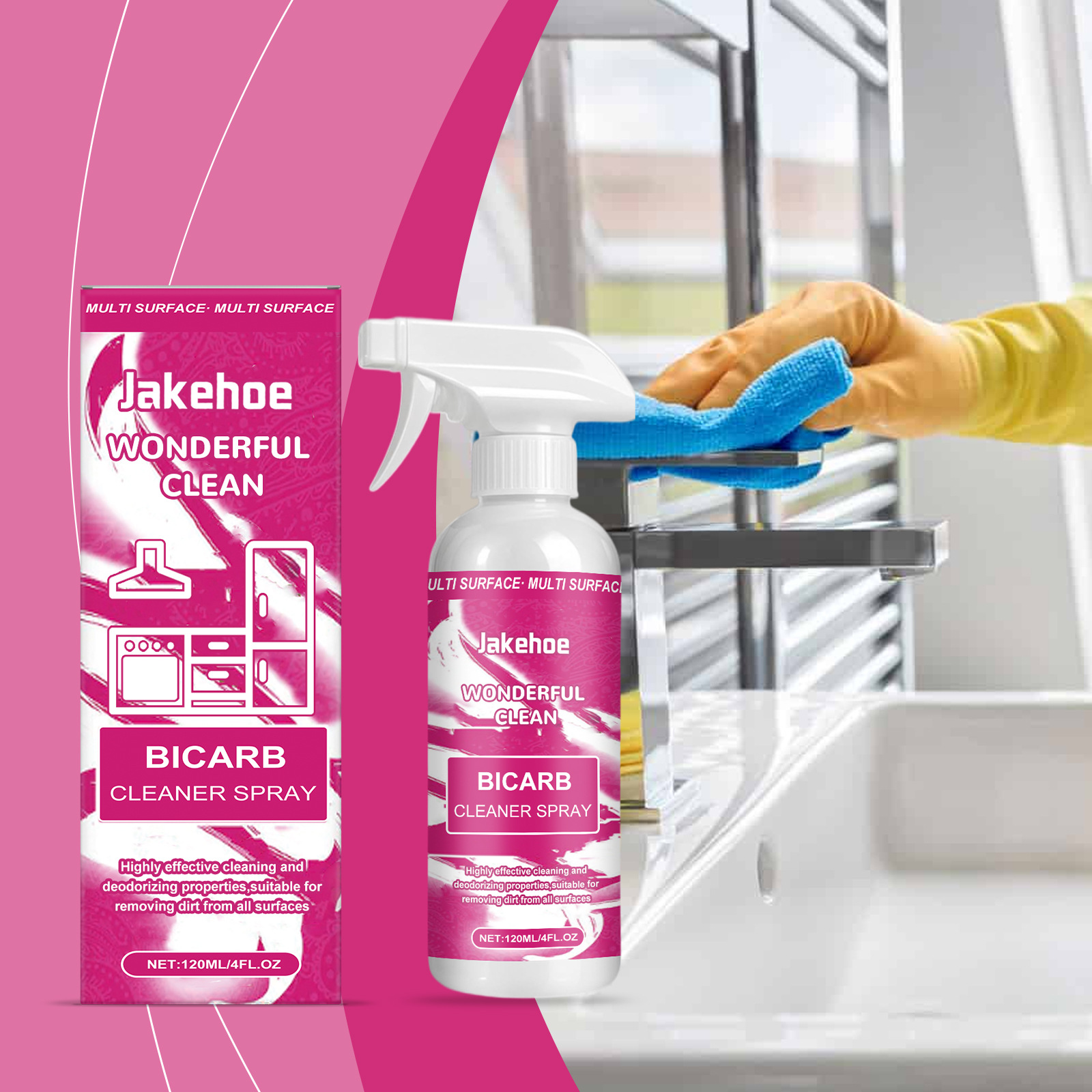 Baking Soda Cleaning Spray,Hea - Kitchen Cleaner With Baking Soda 评论和价格