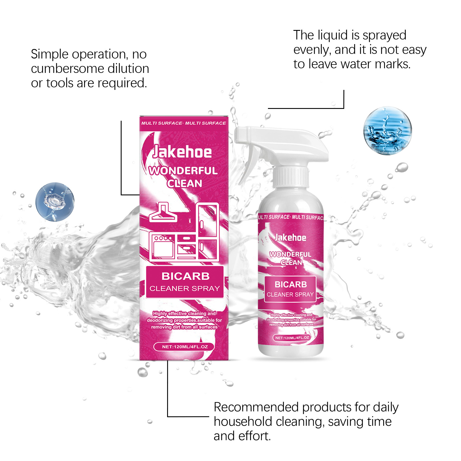 Baking Soda Cleaning Spray,Hea - Kitchen Cleaner With Baking Soda 评论和价格