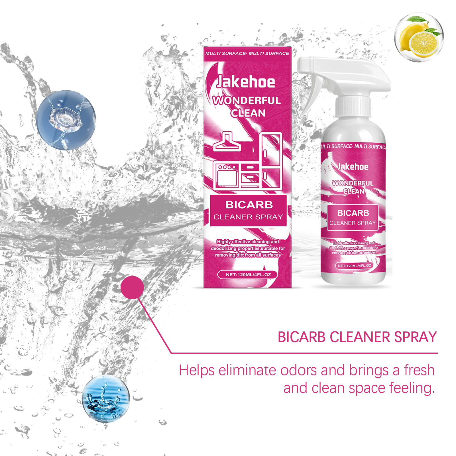 Baking Soda Cleaning Spray,Hea - Kitchen Cleaner With Baking Soda 评论和价格