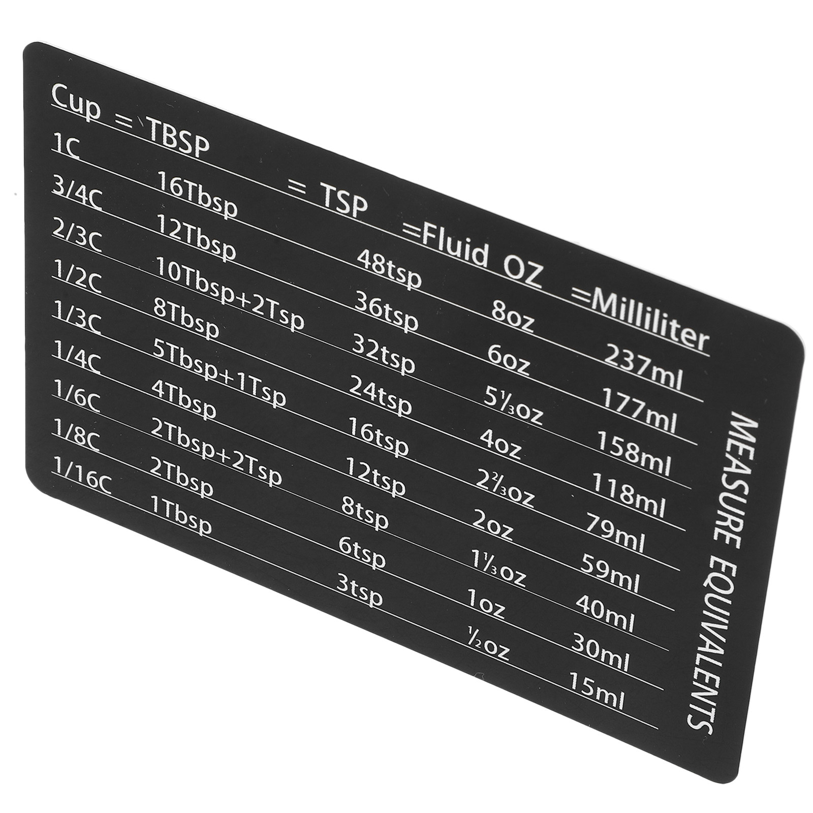 Compact Magnetic Kitchen Measu - Kitchen Baking Conversion Chart 评论和价格